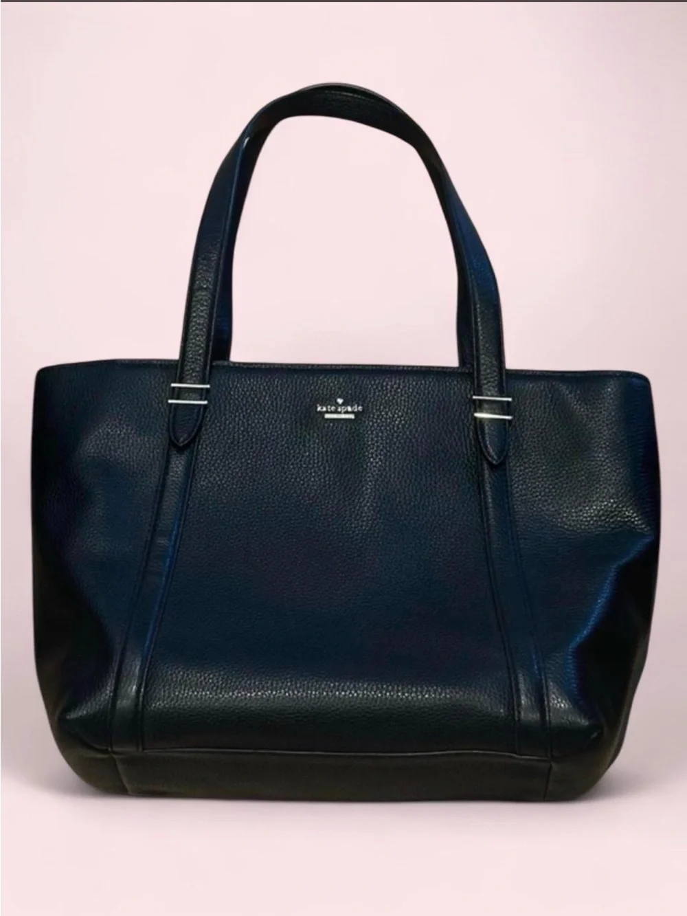 Kate Spade Black Leather Work Tote
